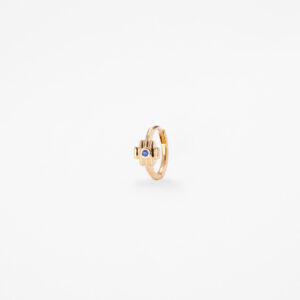 SO...DECO LOOP SAPPHIRE single earring