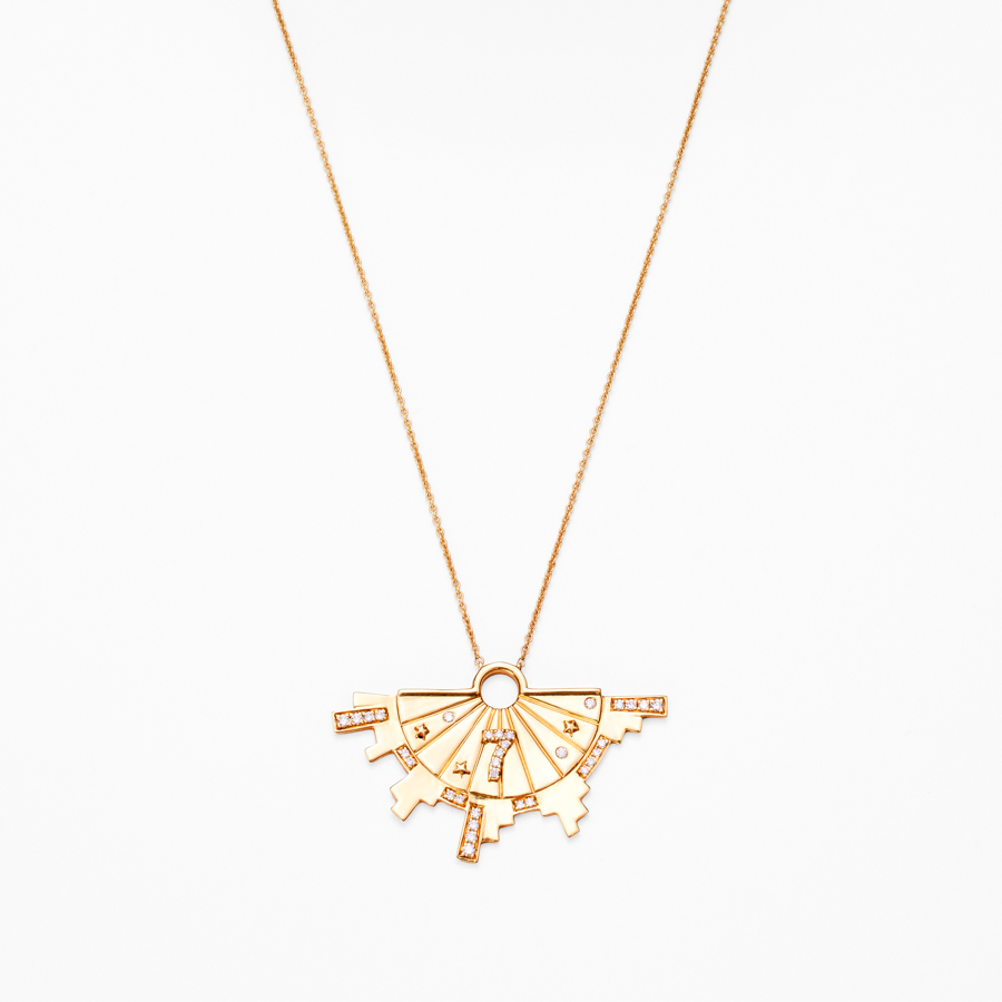 SO...LUCKY 7 necklace bold